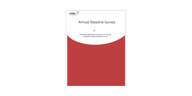 Secondary Education Reform Baseline Report